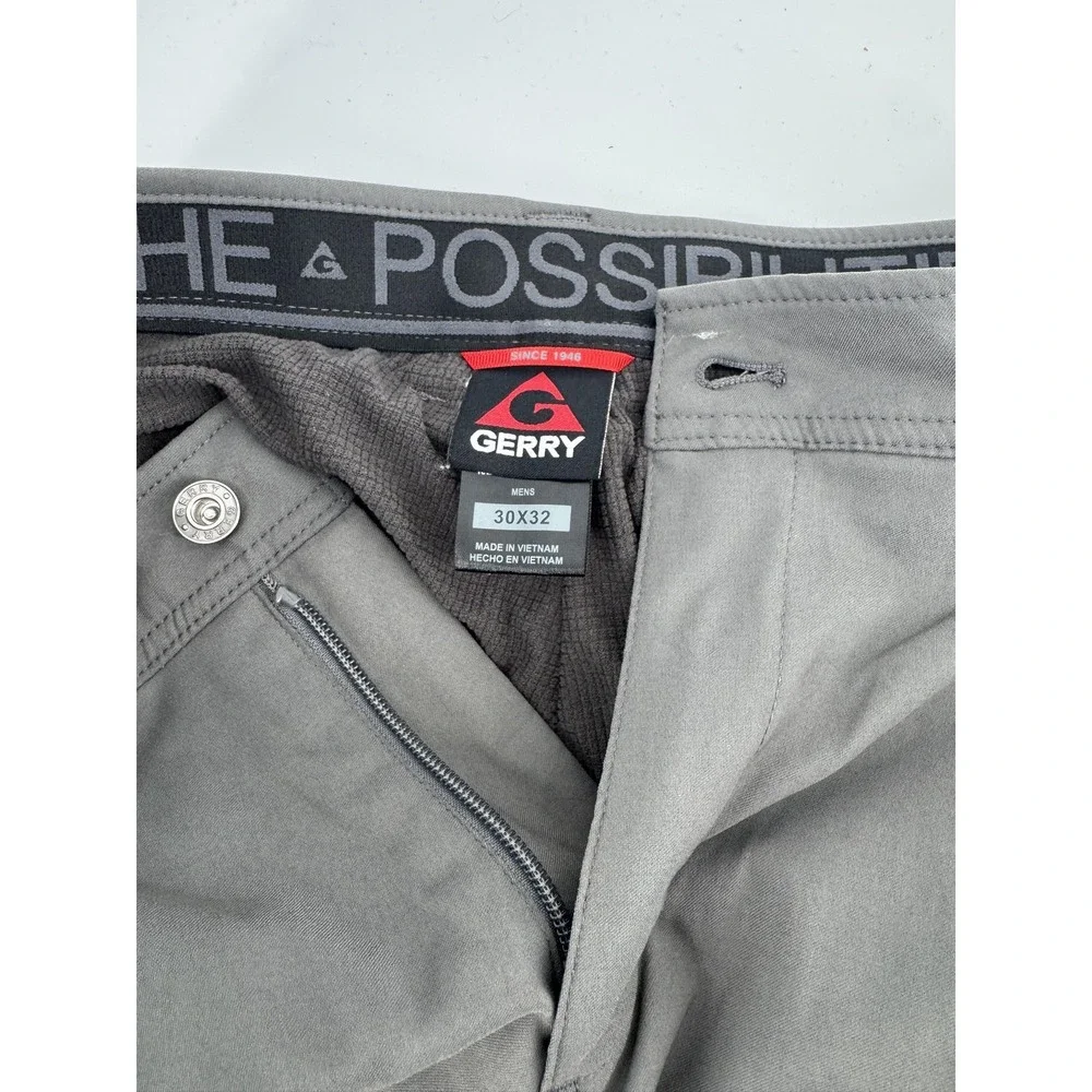 Gerry Snow Pants Mens 30 Gray Softshell Fleece Lined Insulated Ski Outdoor - Picture 8 of 10